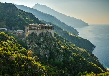 griechischer Berg Athos